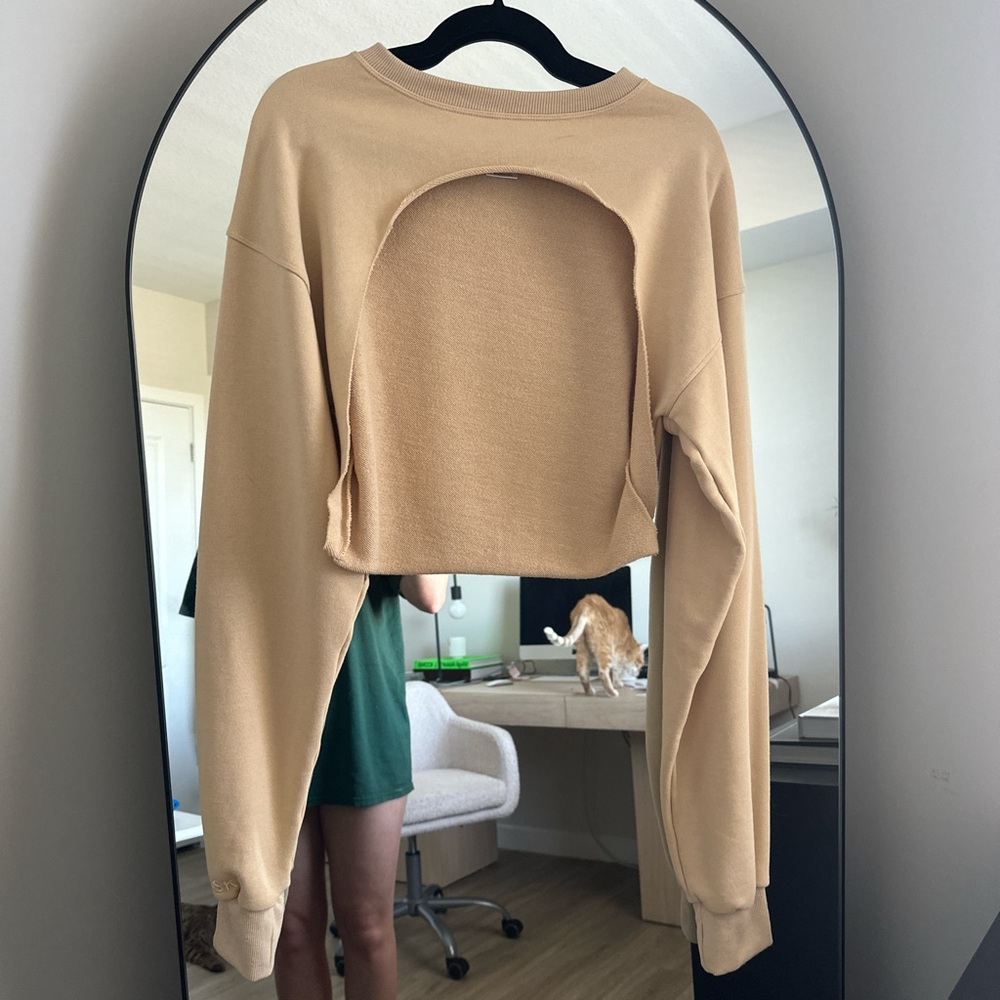 Saski Nude Shrug Sweater